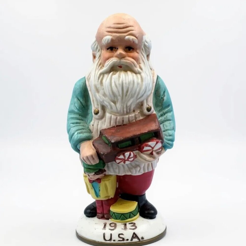Limited Edition Porcelain Antique Santa Collectible 1913 USA Figure